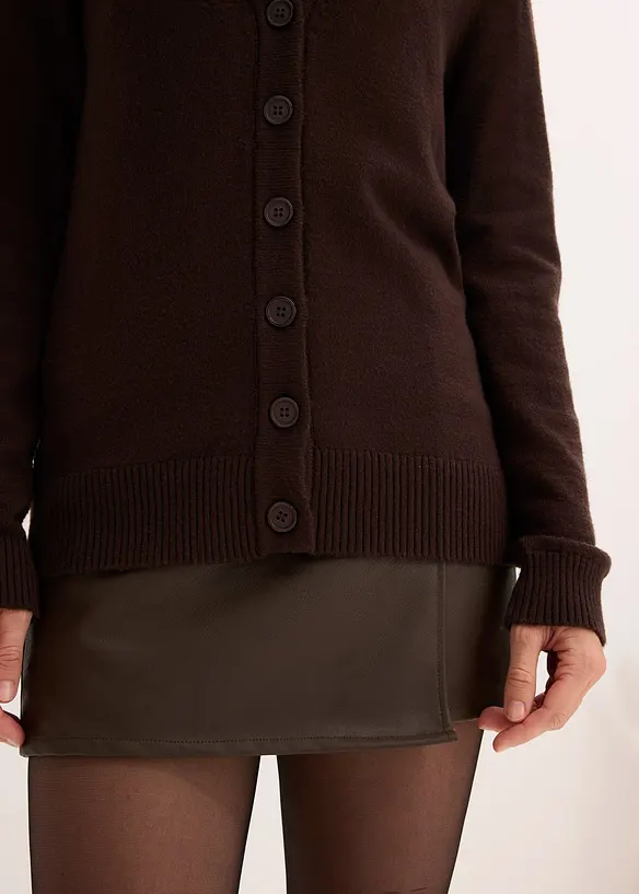 Longstrickjacke aus softem Viskose-Mix, bonprix