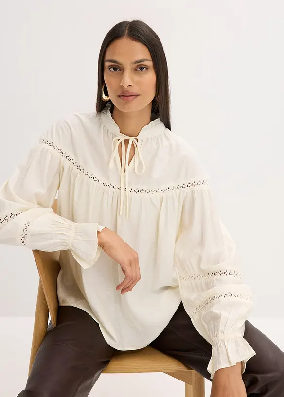 Blouse légère en viscose mélangée, bonprix