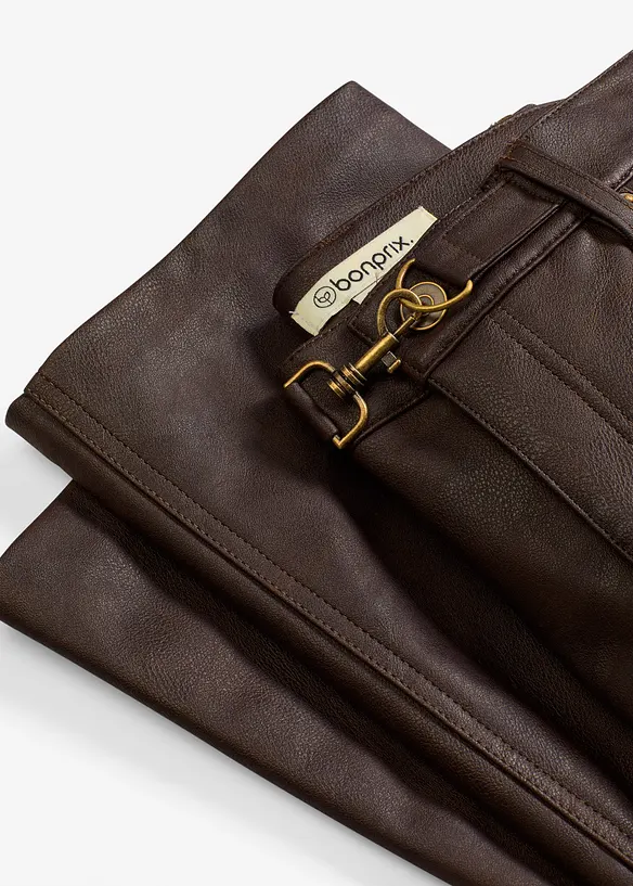 Pantalon enduit, aspect vieilli, bonprix