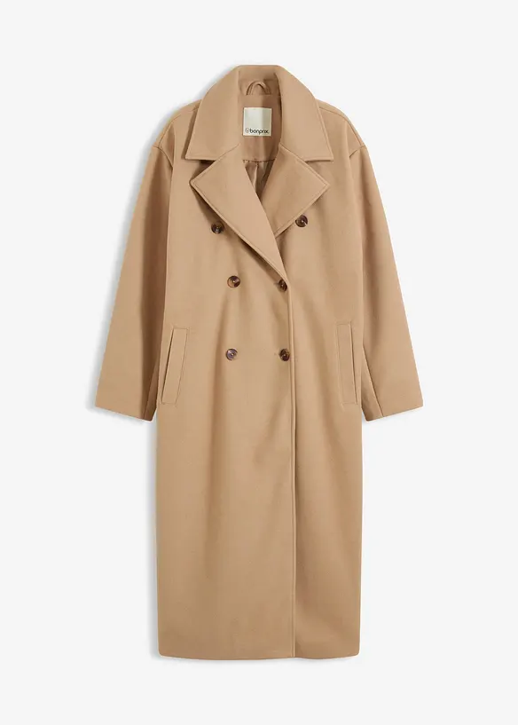 Oversize-Mantel in Wolloptik, bonprix