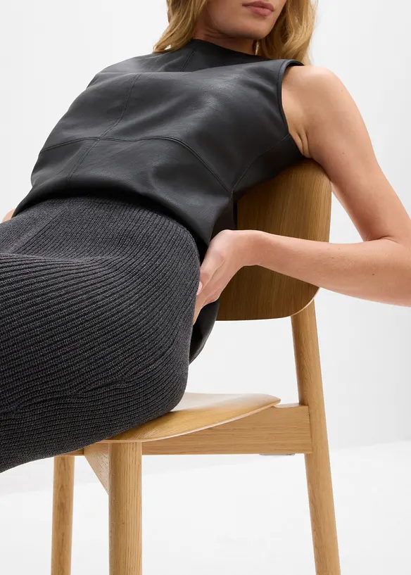 Strickrock aus reiner Baumwolle, bonprix