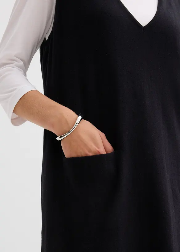 Strickkleid aus reiner Baumwolle, bonprix