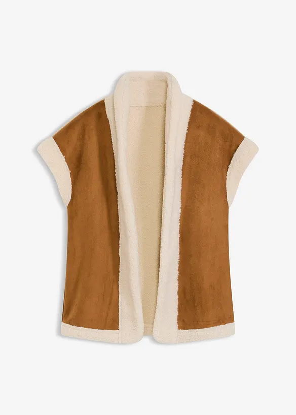 Gilet sans manches en sherpa, bonprix