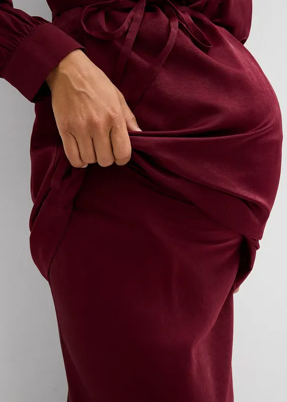 Umstandsrock aus Satin, bonprix