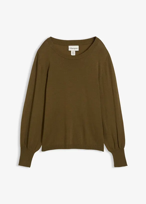Pullover mit Ballon-Ärmel, bonprix