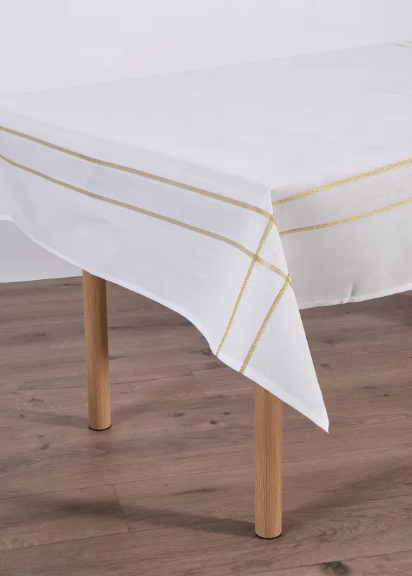 Jacquard Tischdecke mit Glanzgarn, bonprix