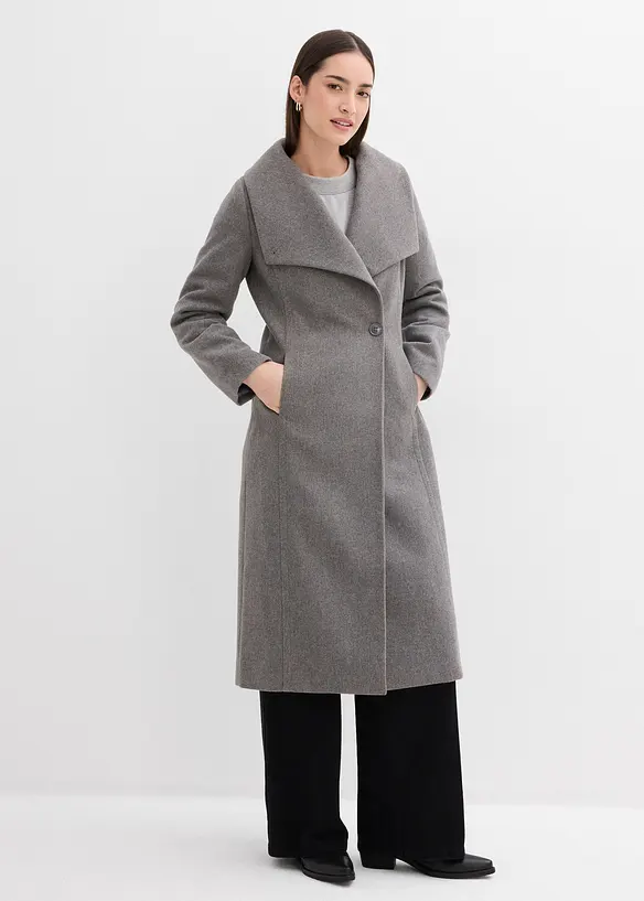 Mantel aus Wollimitat, bonprix