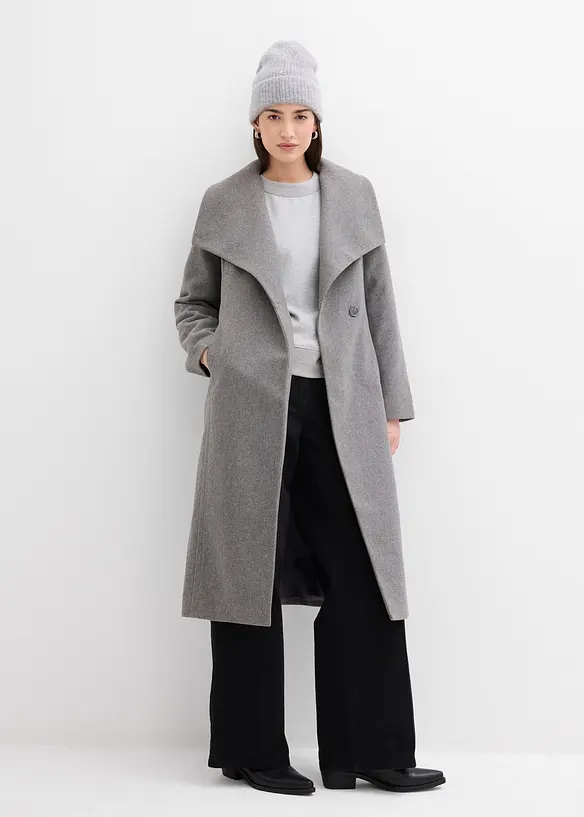 Mantel aus Wollimitat, bonprix