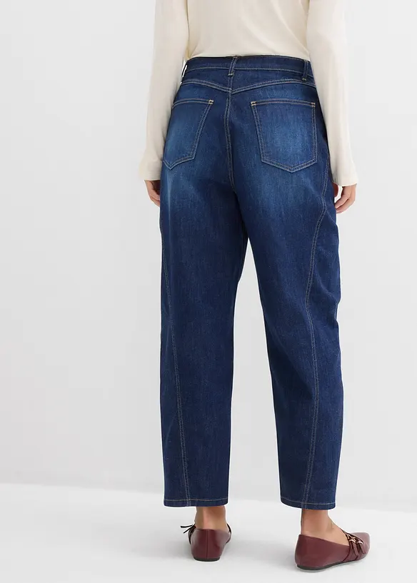 Jean baggy taille haute, bonprix