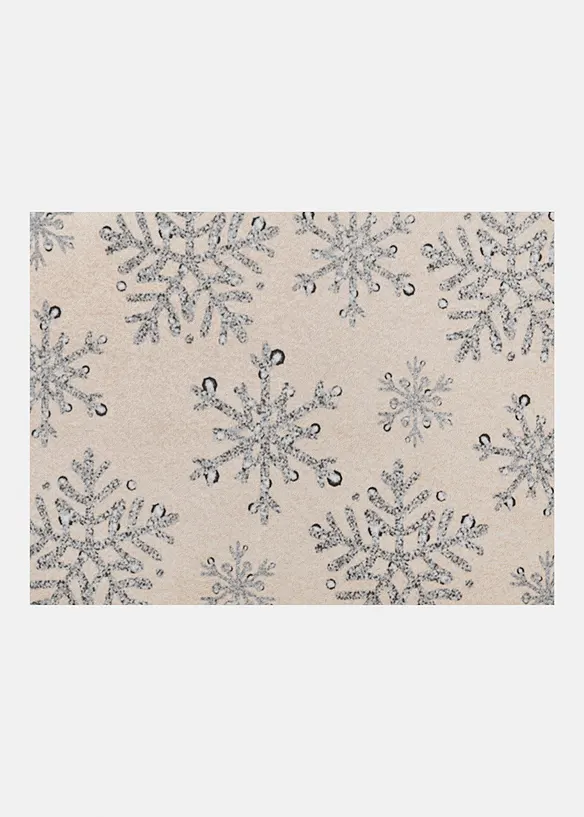 Fußmatte mit Schneeflocken- Design, bonprix