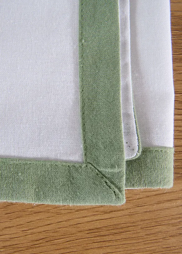 Stoffservietten aus Bio Baumwolle (4er Pack), bonprix