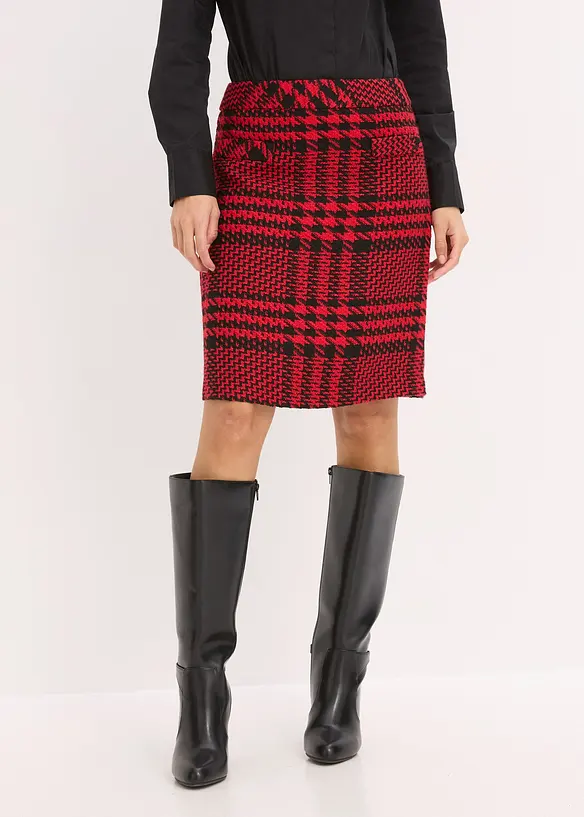 Rock aus softem Bouclégarn, bonprix