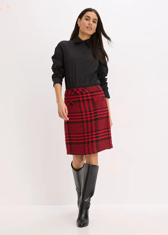 Rock aus softem Bouclégarn, bonprix