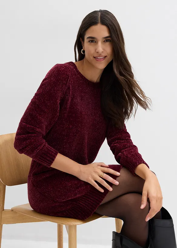 Oversize-Kleid in Strick, bonprix
