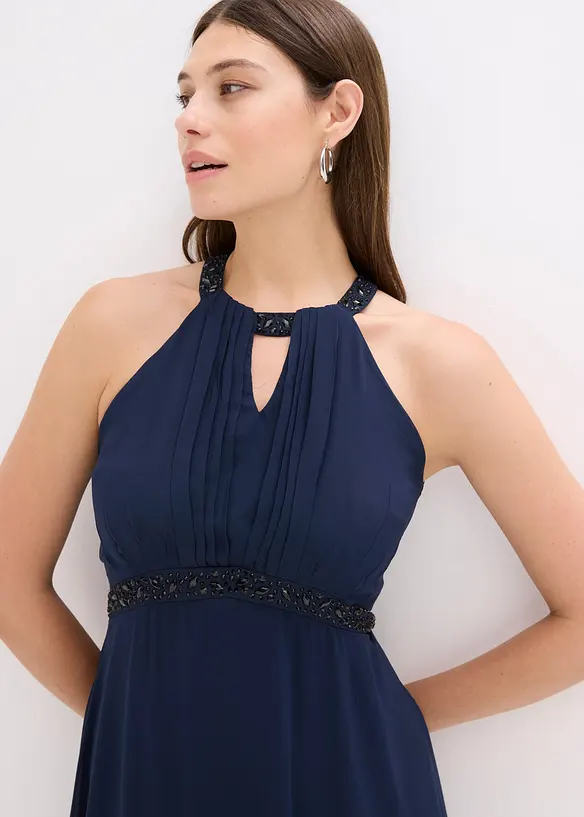 Maxikleid mit Perlenapplikation, bonprix