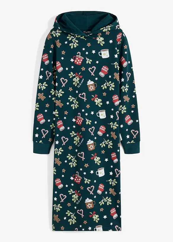 Sweatkleid aus Baumwoll-Mix, bonprix