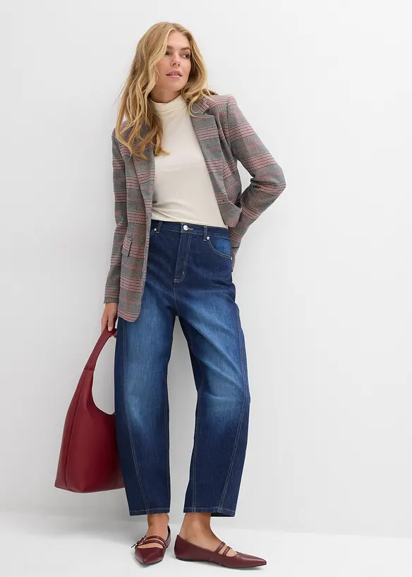 Jean baggy taille haute, bonprix