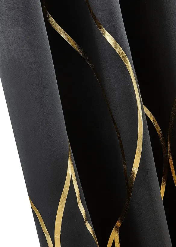 Rideau obscurcissant à imprimé brillant (1 pce), bonprix