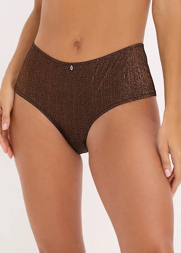 Maxi Brazilslip aus glitzerndem Material, bonprix