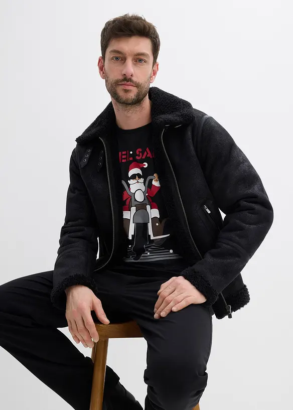 T-shirt de Noël en coton, bonprix