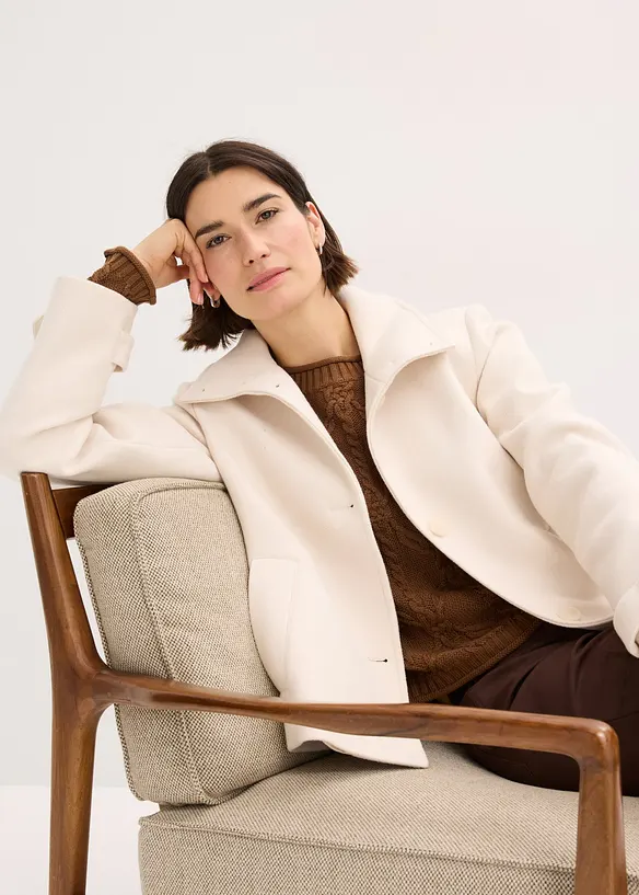 Veste aspect laine, bonprix