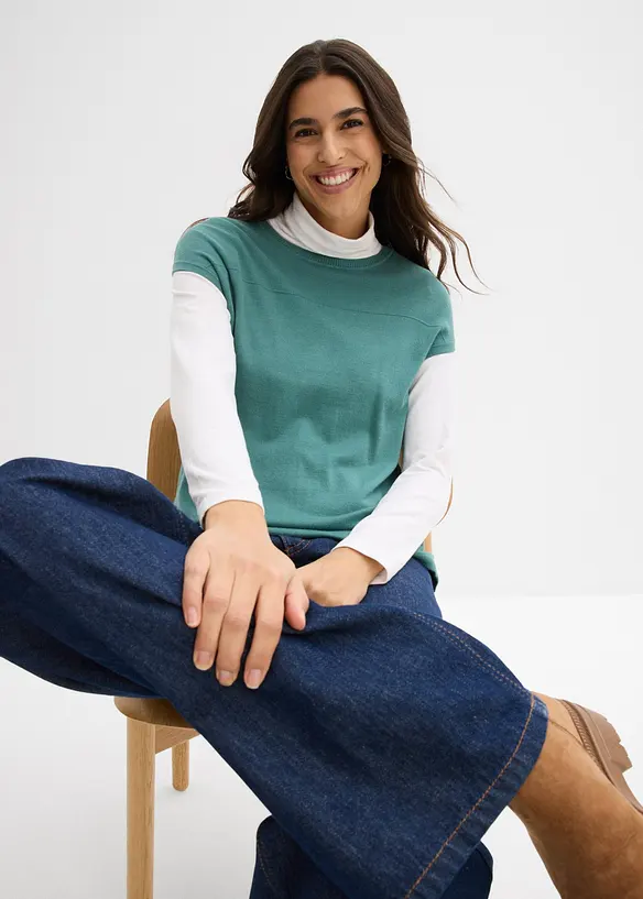 Pullunder aus softem Viskose-Mix, bonprix