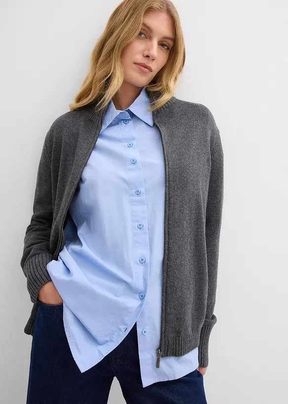 Strickjacke aus reiner Bio-Baumwolle, bonprix