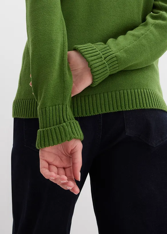 Strickjacke aus reiner Bio-Baumwolle, bonprix