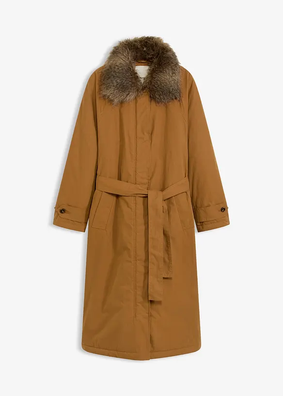 Trench-coat rembourré à col amovible, bonprix