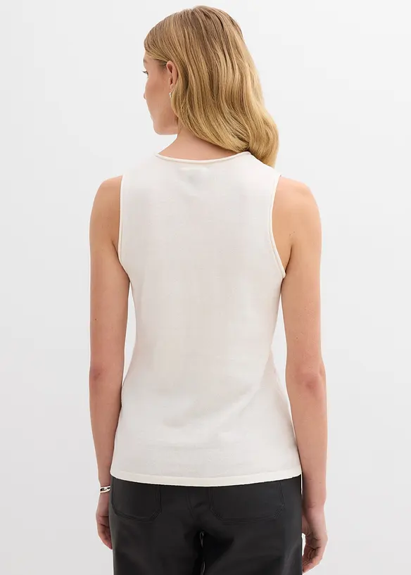 Stricktop aus reiner Baumwolle, bonprix
