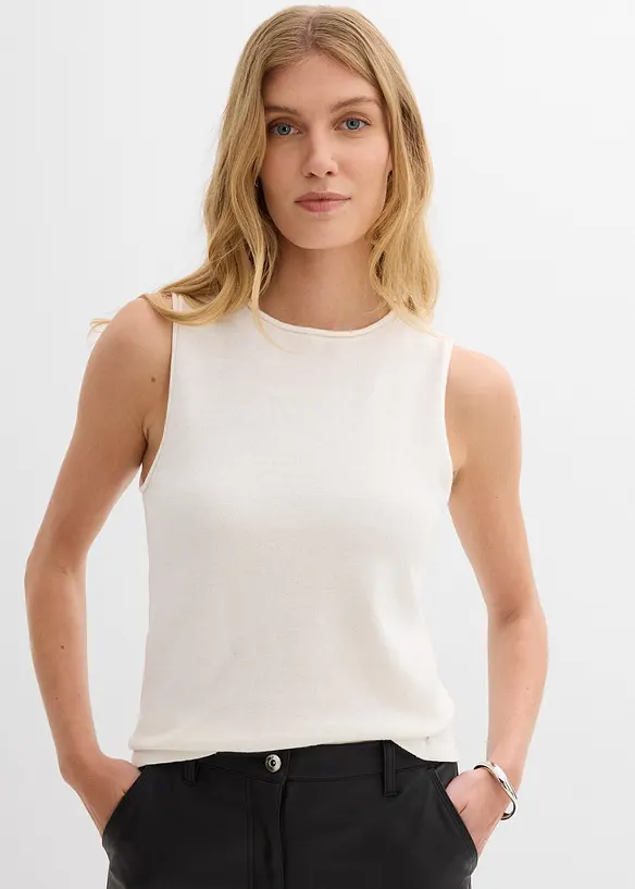 Stricktop aus reiner Baumwolle, bonprix