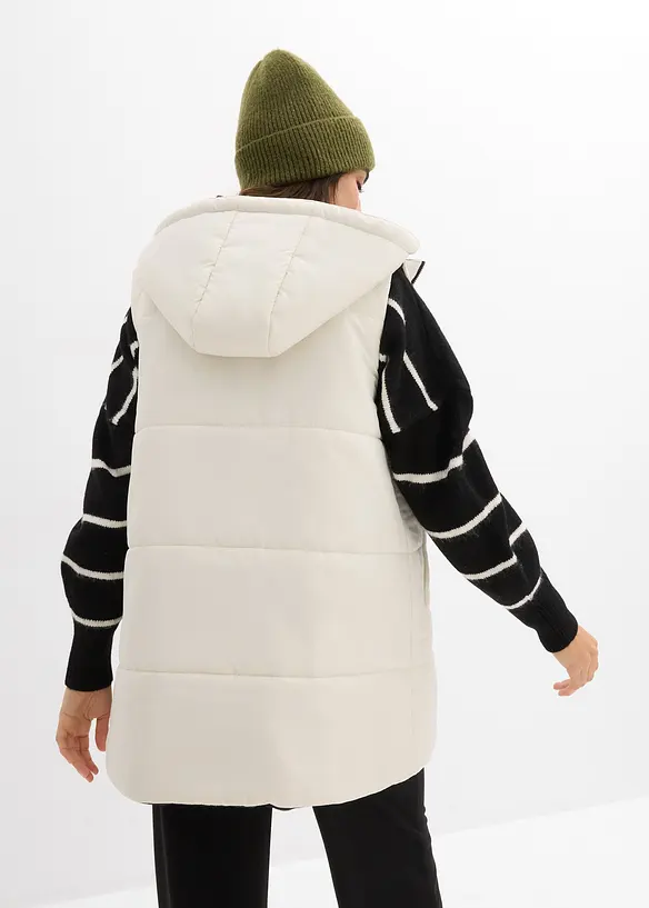 4-in-1 gefütterte Umstandsweste zum Wenden mit Trageeinsatz, bonprix