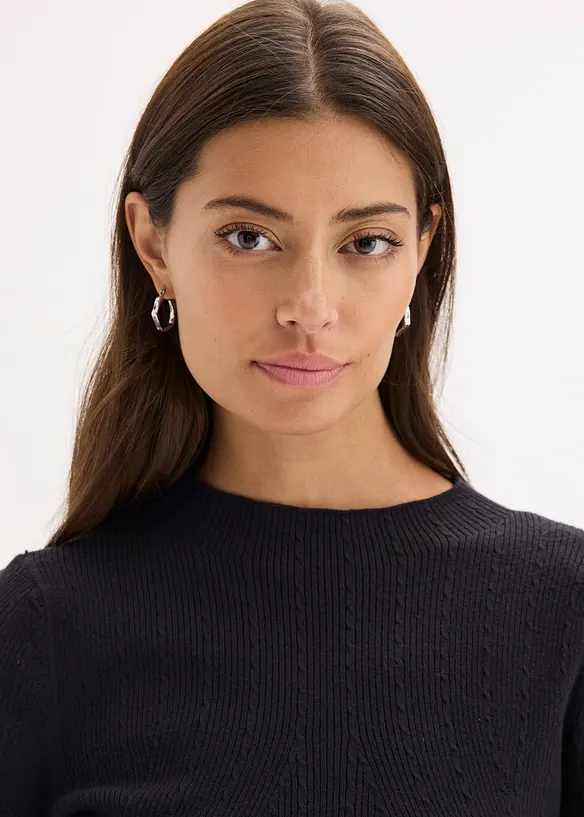 Ripp-Pullover, bonprix
