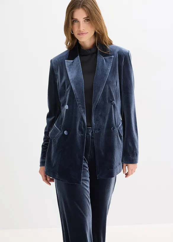 Blazer en velours doux, bonprix