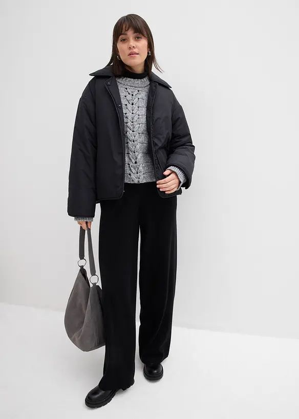 Pantalon en maille douce, bonprix