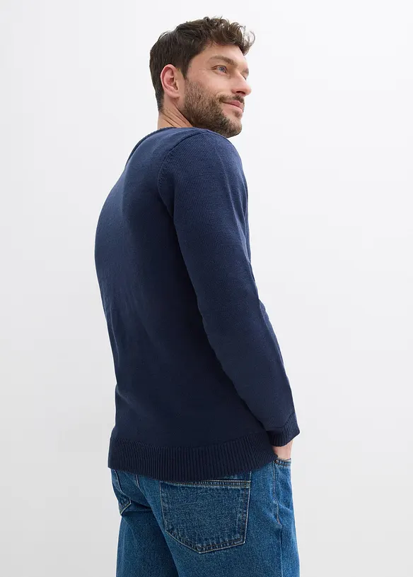 Feinstrickpullover mit Weihnachtsmotiv, bonprix