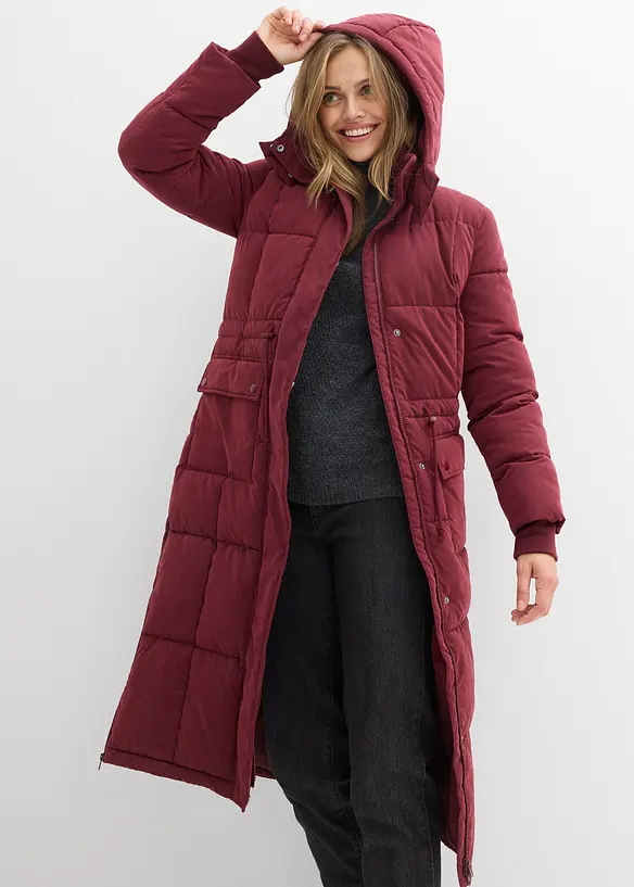 Wintermantel mit seitlichen Reißverschlüssen, bonprix