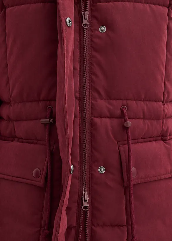 Wintermantel mit seitlichen Reißverschlüssen, bonprix