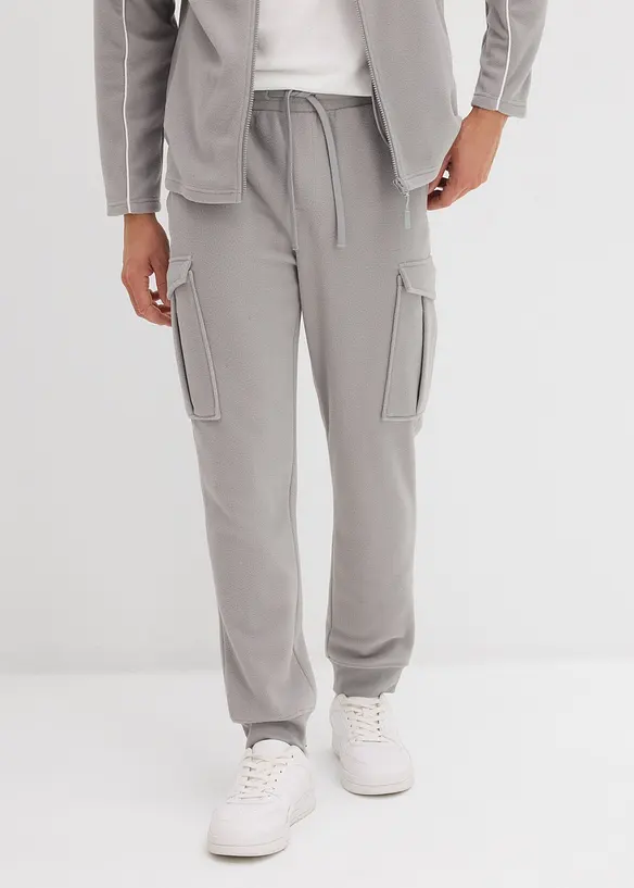 Cargohose in Fleece-Qualität, Regular Fit, bonprix