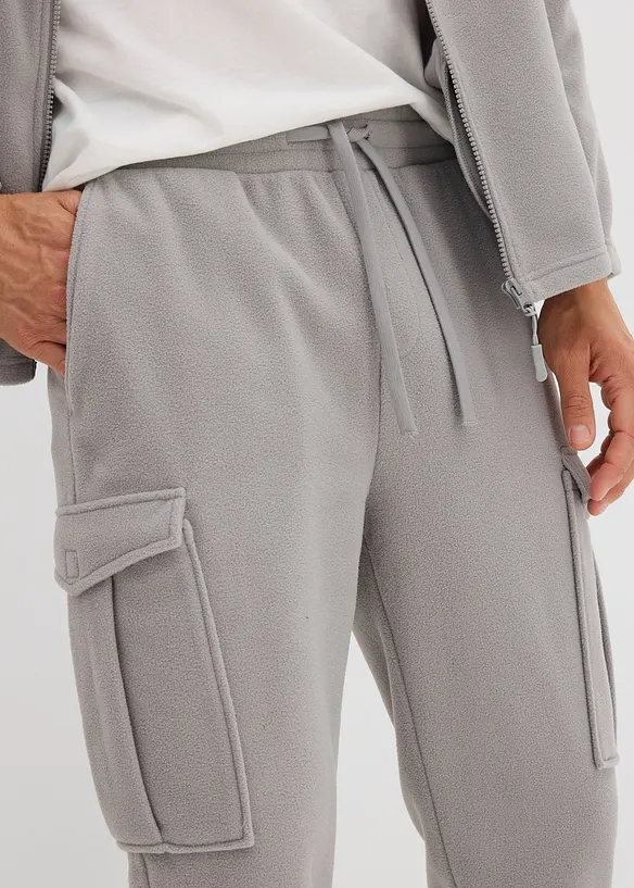 Cargohose in Fleece-Qualität, Regular Fit, bonprix