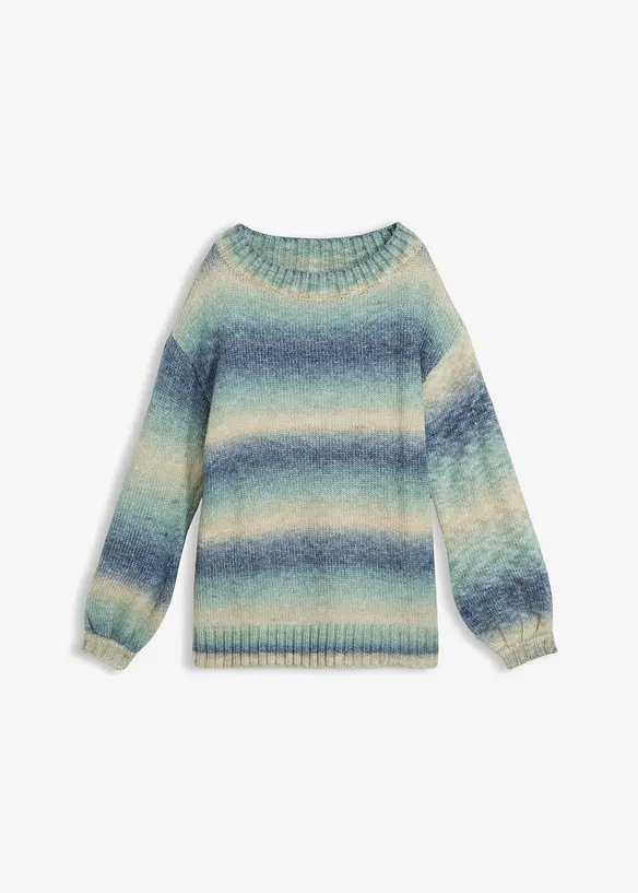 Grobstrick-Pullover aus weichem Woll-Mix, bonprix