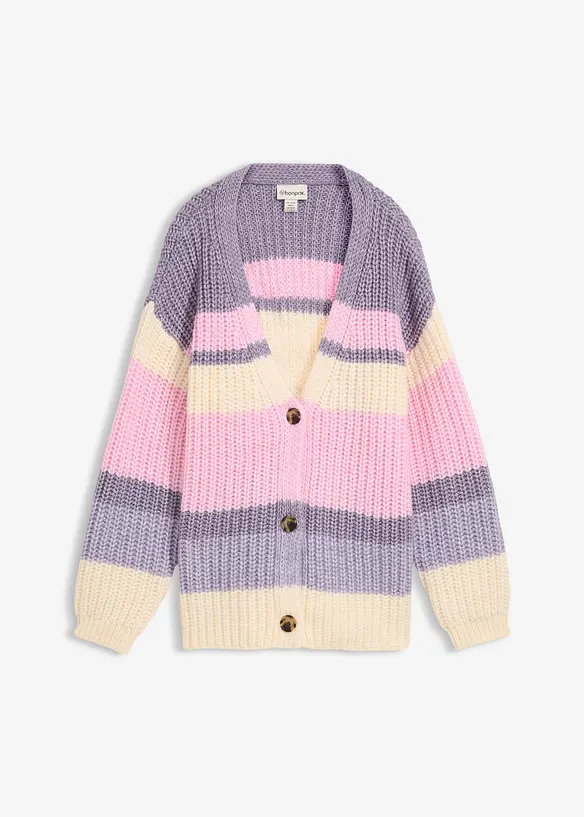 Gilet en grosse maille à dégradé de couleurs, bonprix