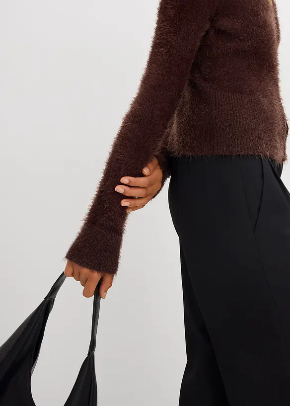 Feinstrickjacke aus Federgarn, bonprix