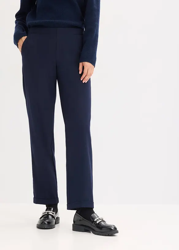 Schlupfhose mit Umschlag, bonprix