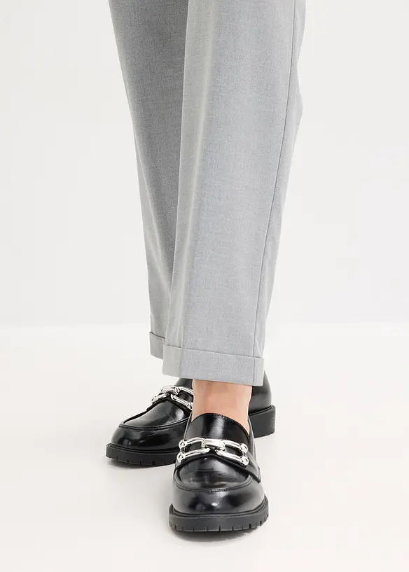 Schlupfhose mit Umschlag, bonprix