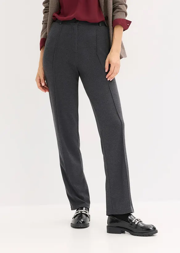 Baumwoll-Jersey-Hose mit Biesen, bonprix