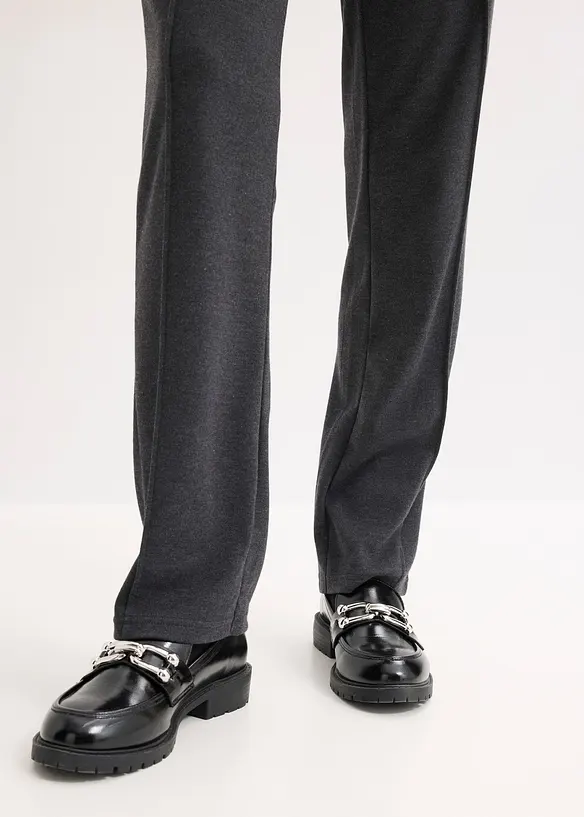 Baumwoll-Jersey-Hose mit Biesen, bonprix