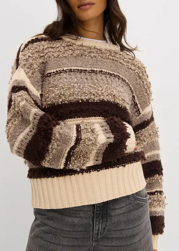 Oversize-Strickpullover, bonprix