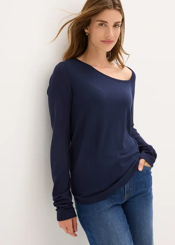 Pullover aus fließendem Viskose-Mix, bonprix
