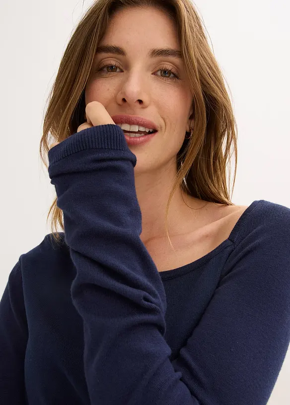 Pullover aus fließendem Viskose-Mix, bonprix
